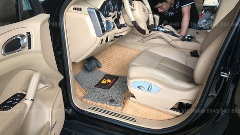 Thảm lót sàn ô tô 360 độ Porsche Cayenne 2010 - 2017